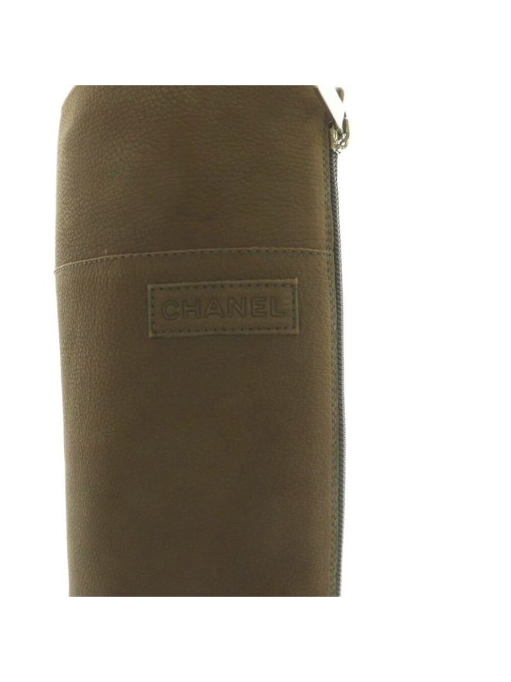 Chanel Long Boots Chunky Heel 35.5 Brown - Picture 8 of 9